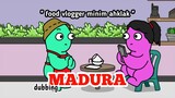 food vlogger minim akhlak (parodi food vlogger) - animasi dubbing Madura - EP animation