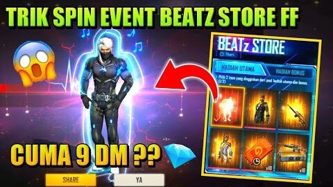 TRIK 1X SPIN !! EVENT BEATZ STORE DAPAT EMOTE HALO OF MUSIC SQUAD BEATZ FREE FIRE