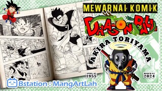 Mewarnai gambar dari komik Dragon Ball karya Akira Toriyama