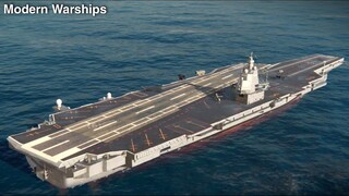 Modern Warships: Aircraftcarrier CN TYPE OO4 gameplay.