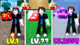 Blox Fruit Thử Thách Ăn RANDOM Tất Cả Trái Ác Quỷ Mỗi 2h Trong Blox Fruit Update 20