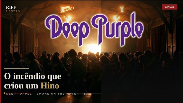 Deep Purple: O Incêndio No Show Do Frank Zappa Que Criou Um Hino Do Rock | Riff Lendas