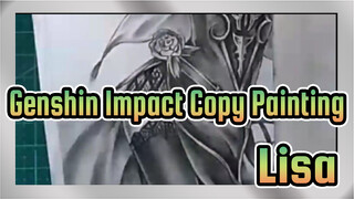 [Genshin Impact Copy Painting] Lisa (Who Can Be Recognized Easily By Her Legs)