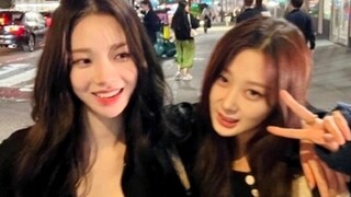 رائع جدًا! الصورة المثالية للأخوات على لاين، صورة مزدوجة ليو تشيمين وجيزل