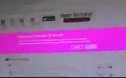 An angry foreign man curses at the window operating system.