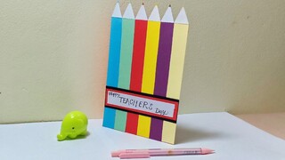 Cách làm mẫu thiệp 20-11 đơn giản mà ý nghĩa nhất / Teachers Day Making Card Easy