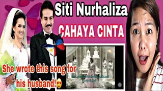 SITI NURHALIZA - " CAHAYA CINTA " || Wedding Music Video || Reaction🇲🇾 || Filipina React Channel