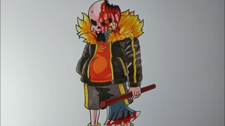 Horror Fell Sans How To Draw Undertale Cách Chế Sans Siêu Đẹp