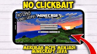 Cara MENGUBAH MCPE menjadi MCPC 1.18 - How To Make MCPE Into JAVA EDITION For FREE! Addon mcpe 1.18
