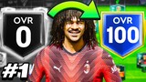 0 to 100 OVR in BROKE FC (Episode 1) - FC MOBILE New F2P Series!