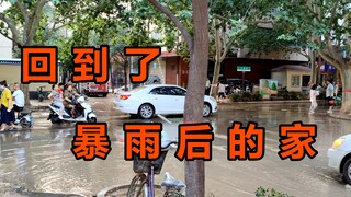 暴雨后的第四天 我回到了家