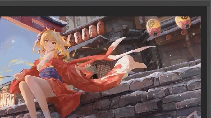 [Genshin Impact] New costume for the Palace of the Night! A beautiful girl in a yukata - "Winter Fir