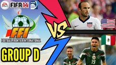 FIFA 14: FFI World Cup 2023 | United States VS Mexico (Group D)