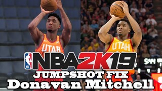 Donavan Mitchelll Jumpshot Fix NBA 2k19