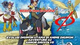 Evolusi Digimon Utama Di Anime Digimon Adventure 02 - Armor Digivolve