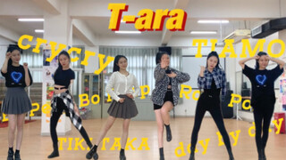 【T-ara】战歌响起 时代的眼泪｜6套换装 150s带你重温经典｜哪一首是你的最爱？