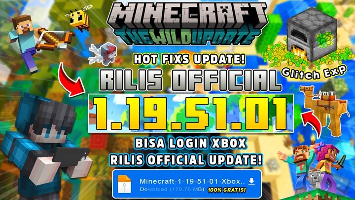 UPDATE NIH!! Review Rilis Minecraft 1.19.51.01 Update Officiall & New Fitur!