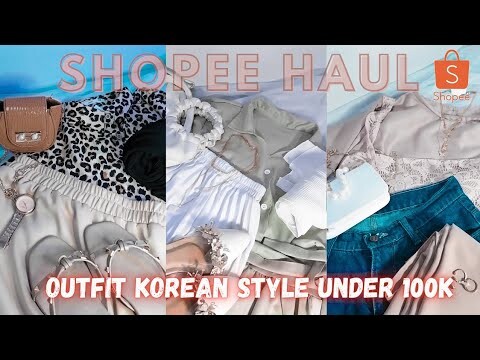 Shopee Haul Outfit Korean Style Murah 💯 PART 1 | Ayu Rahayu