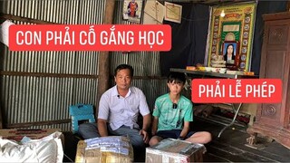 Tới nhà Đại Phước một lần nữa để công khai số tiền và quà MTQ hỗ trợ theo đề nghị của Khương Dừa...!