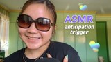 ASMR anticipation, trigger words (gentle criminal), stammering, hand movements ☘️