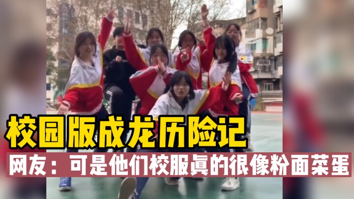 High school students performed the opening of Jackie Chan Adventures, and everyone was worried that 