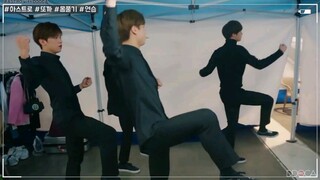 ASTRO และ HALO เต้นเพลงเปิดตัวของ KNK อย่างไร ในห้องแต่งตัวงานสงครามเพลงปี 2016