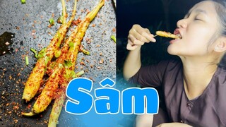 Ẩm Thực Hài Hước: Sâm Nướng Siêu Cay (Grilled Stone Food)