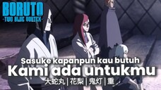 BORUTO TERBARU SUBTITTLE INDONESIA - TIM OROCHIMARU BANTU SASUKE  DI TWO BLUE VORTEX CHAPTER 3