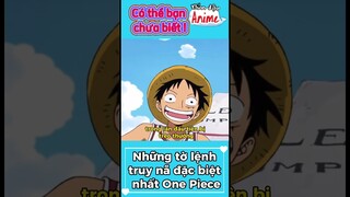 Những tờ lệnh truy nã đặc biệt #onepiece #shorts