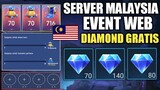 SERVER MALAYSIA ! EVENT DIAMOND GRATIS UNTUK PLAYER GRATISAN !! BURUAN COBA SEBELUM ERROR