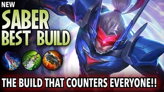 SABER 1HIT BUILD! | Saber Best Build in 2021 | 3 Best Saber Build and Emblem Set - Mobile Legends