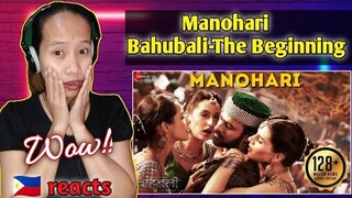 Manohari | Bahubali - The Beginning | Prabhas & Rana | Divya Kumar || Reaction 🇵🇭