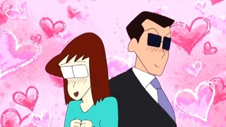 [Crayon Shin-chan] When a shy and contrasting teacher meets a straight male bodyguard who is full of