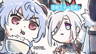 Komik Kecil Genshin Impact: Seorang Wanita Seksi Memasuki Kumpulan Kartu ~ Gambar: xinzoruo
