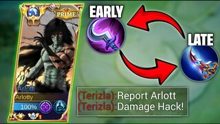 ARLOTT BEST BUILD FROM EARLY TO LATE GAME IN 2023! | ARLOTT BROKEN BUILD & EMBLEM - MLBB