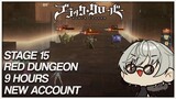 I CLEARED RED STAGE 15 IN 9 HOURS ON A F2P NEW ACCOUNT... | Black Clover Mobile