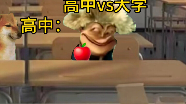 高中vs大学，主打一个叛逆
