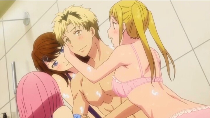 Mandi Bertiga sambil Nge H🥵. Anime Ec