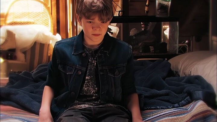 Having a festival with grandpa