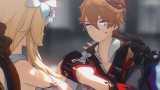 【原神MMD 魈/达/凯/迪】all荧向（乙女向）-被害妄想携带女子（笑）