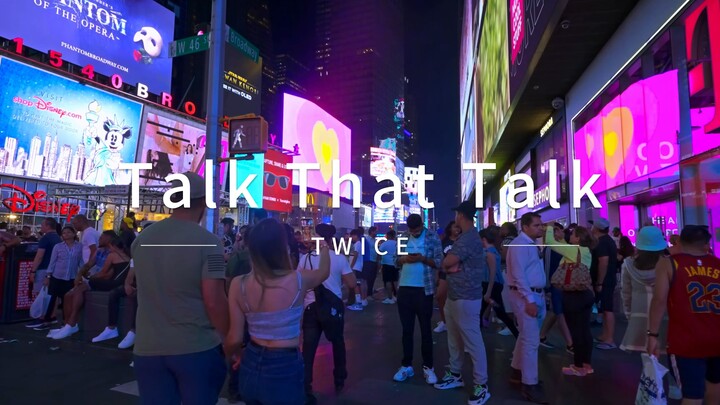 [TWICE] Talk That Talk | When the bustling city streets at night get a soundtrack—(with headphones o