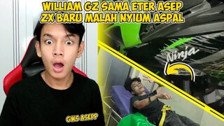 CRASH!! ZX BANG WILLIAM NABRAK ZX ASEP DARI BELAKANG!! CEPET SEMBUH YA ASEP