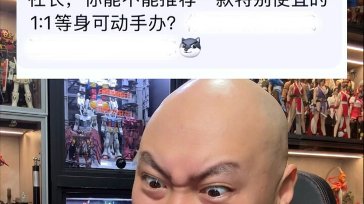 居然有粉丝让我推荐特别便宜的1/1等身可动手办？！！