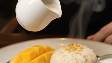 Mango sticky rice, Thailand