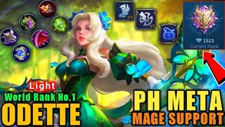 World Rank No.1 Odette Full Gameplay | Mobile legends Bang Bang