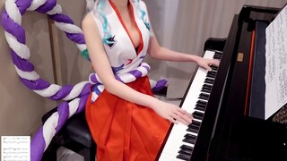 [มาเรียนเปียโนจากพี่สาว]วันพีซ ลูฟี่ ONE PIECE OP เพลงเปิดที่ 24
