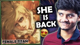 Female titan is back... ab Game badlega? Attack on titan
