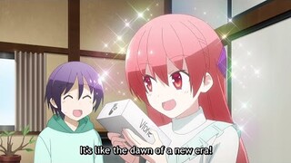 Funny tsukasa chan after getting new mobile | Tonikaku Kawaii