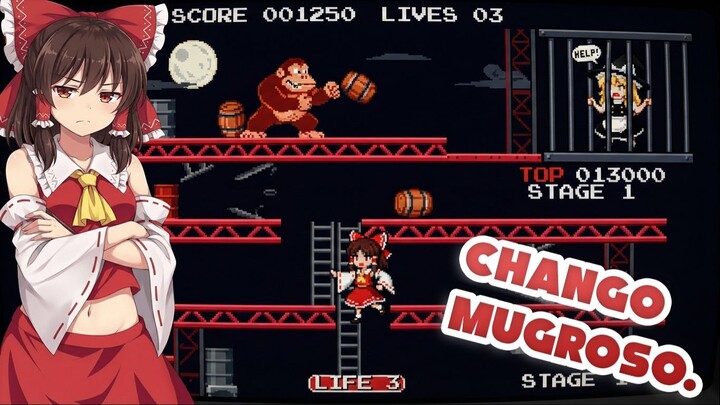 Reimu vs Donkey. Primer Gameplay del Canal