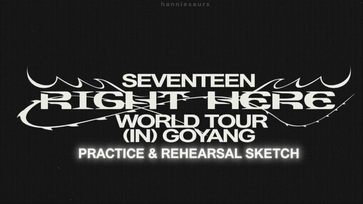 [Right Here in Goyang] Pratice & Rehearsal Sketch 1/2
